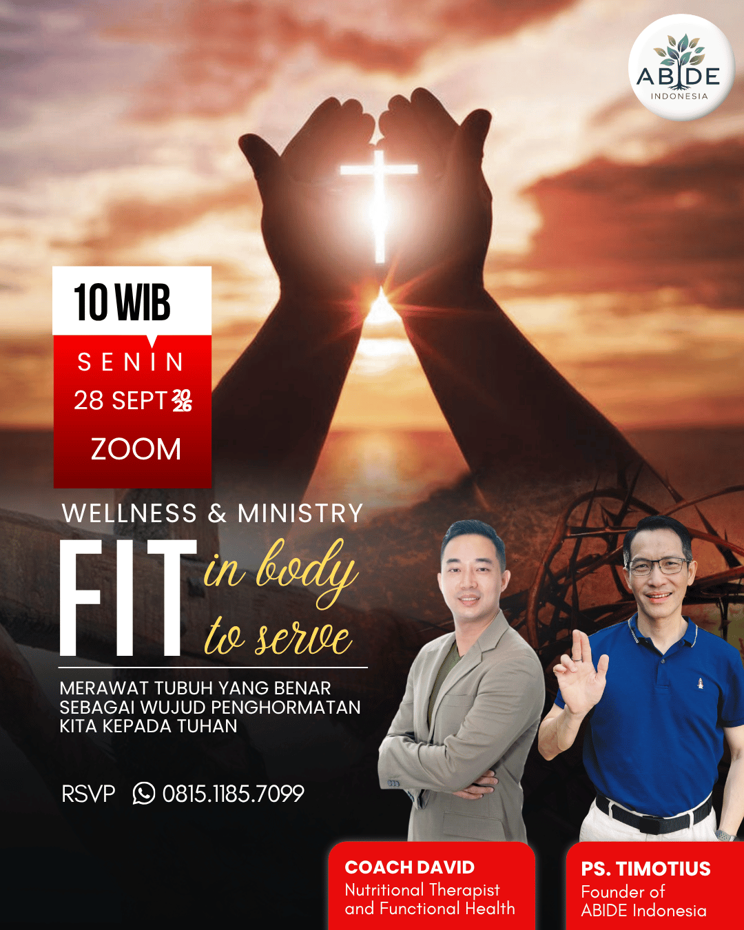 FIT IN BODY, FIT TO SERVE
